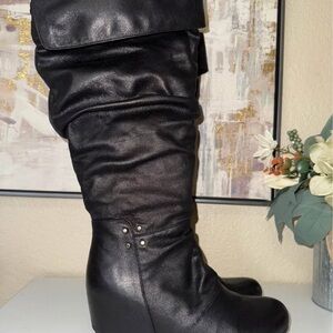 BareTraps calf high Stylish Dark Brawn Women's Boots SZ 8.5